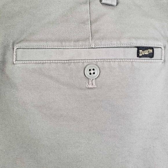 Duluth Trading Co Flex Ballroom Canvas Pants Men’s Size 46x30 Gray Workwear - Picture 6 of 13